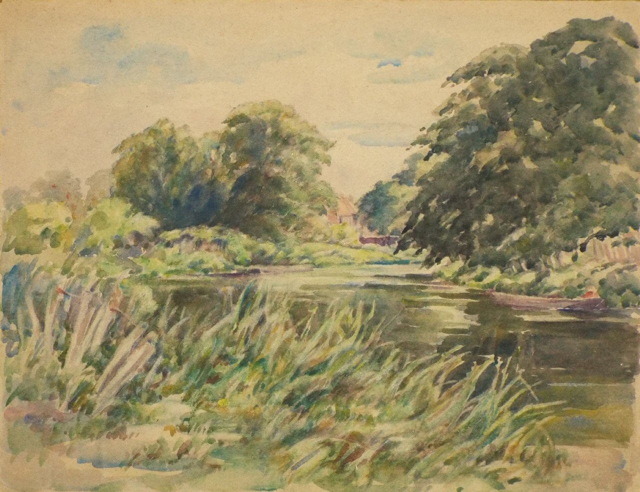 Watercolour - The Mole - about 1960